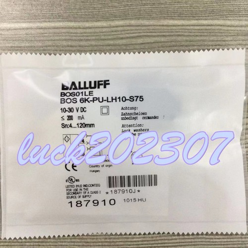1PCS NEW BOS01LE BOS 6K-PU-LH10-S75 Photoelectric switch #YT BOS 6K-PU-LH10-S75 - Picture 2 of 5