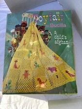 Toyfair Bucilla Kit 7814 Child's Afghan to Crochet 244 White 36"x44"