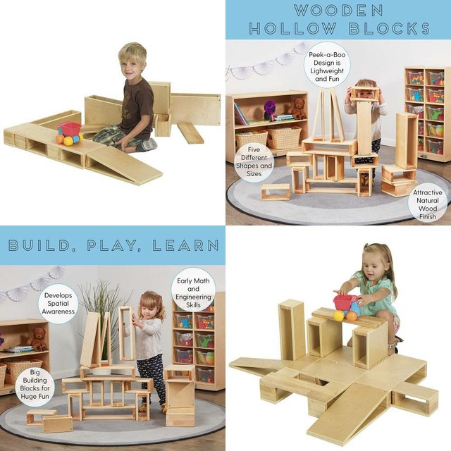 big wooden block set