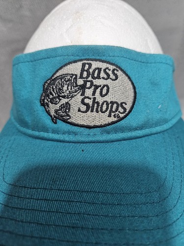 Bass Pro Shops Teal Visor Cap Hat Adjustable Adult - Picture 2 of 6