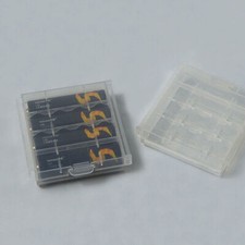 For AA/AAA Batteries Transparent PP Storage Box Battery Case Waterproof Cover