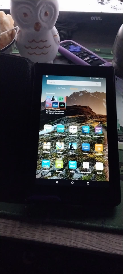 Amazon Fire 7 (7th Generation) 8GB, Wi-Fi, 7In - Black - Image 2 of 2