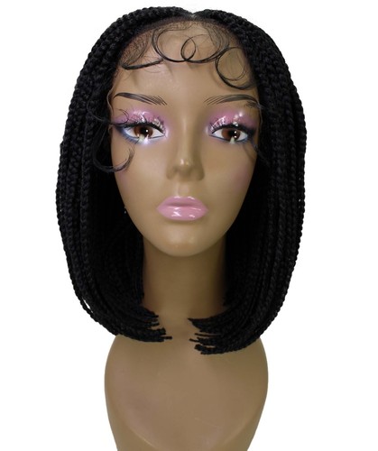 LUXLUXE Tiara gerade 12 Zoll lang 4X4 handgebundene Spitze geflochtene Perücke, BLB-0140 - Bild 6 von 128