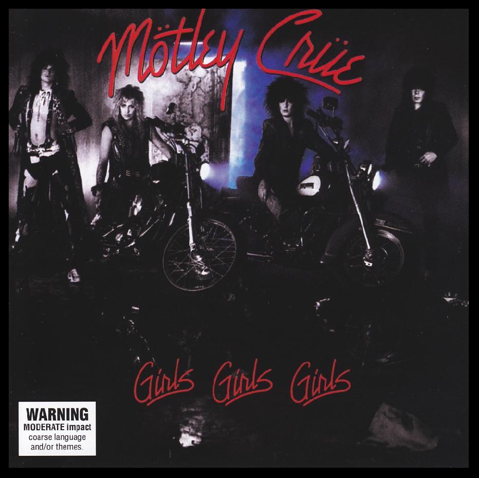 MOTLEY CRUE - GIRLS GIRLS GIRLS D/Remaster CD w/BONUS Trx ~ 80's