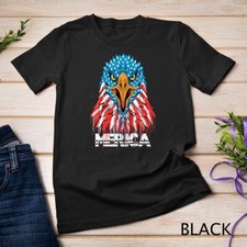 Patriotic Eagle T-Shirt 4th of July USA American Flag T-Shirt Unisex T-shirt