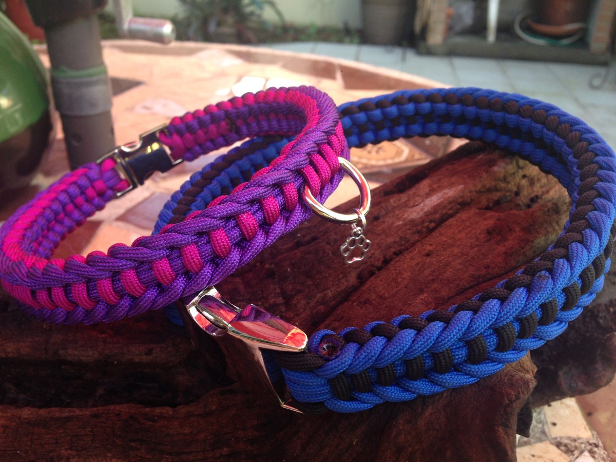 Dog Harness Adjustable Paracord Dog Collar Diy Dog Leash Diy