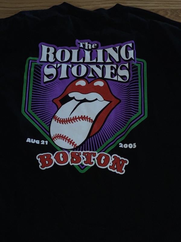 Rolling Stones Fenway Park August 21 2005 Vintage Never Worn Original Shirt XL
