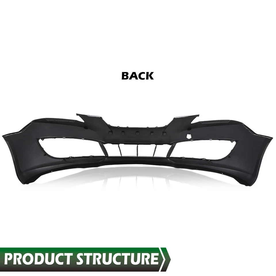 Front Bumper Cover Fascia Fit For 2010 2011 2012 Hyundai Genesis Coupe Foto 4 de 4