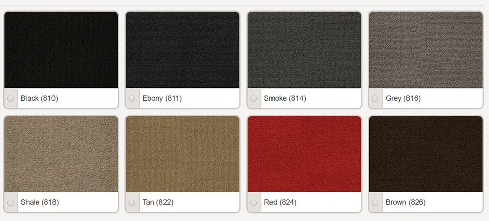 ¡NUEVO! Juego de 2 alfombrillas GMC Typhoon 1992-1993 - Elige par de logotipos bordados Foto 3 de 4