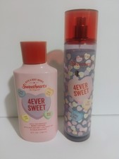 Bath Body Works 4Ever Sweet Fragrance Mist, Body Lotion Set NEW FREE SHIPPING