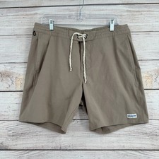 Patagonia Ripstop Board Shorts Mens 34 Beige 3 Pocket Drawstring Beach Surf