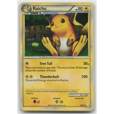 Raichu Holo HeartGold SoulSilver 10/123 HR LP Pokemon on eBay
