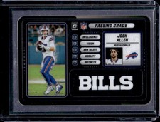 2025 Panini Donruss Optic Josh Allen Passing Grade #7 Bills