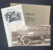 Rare 1911 Hupmobile 5 Passenger Touring Car Info Packet Image Card Fp393