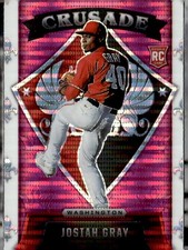 2022 Panini Chronicles #6 Josiah Gray Crusade Pink Pulsar