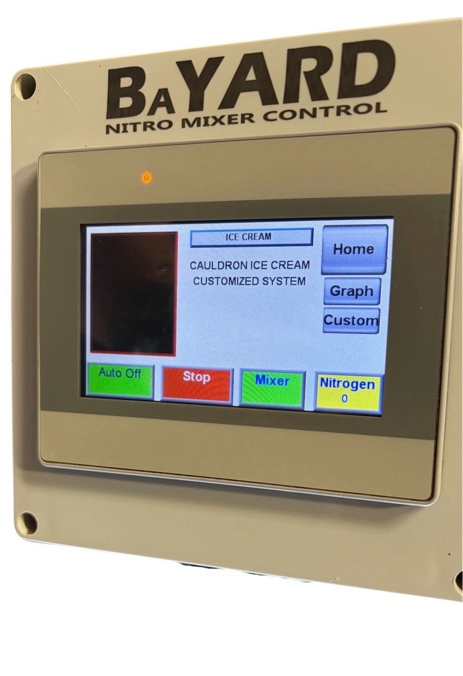 Bayard Nitro Mixer Control HMI820 Liquid Nitrogen Ice Cream Controller Tested