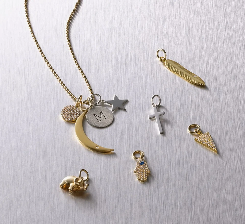 Argento Vivo X6302 Plata de Ley 925 Inicial Letra Disco Dije 'L' Foto 2 de 4