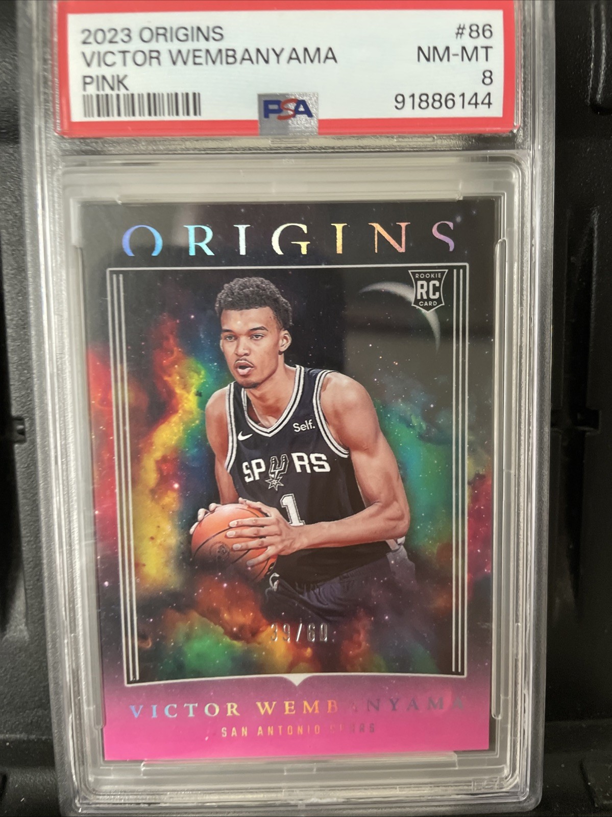 2023 Panini Origins Victor Wembanyama #38 Pink 11/60 RC