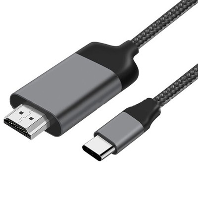 USB C to HDTV Adapter 4K 60Hz/30Hz Type C to HDTV Converters for Monitors USB C