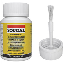 Soudal Brush On Silicone Remover 100ml Sealant Residue Remover Gel
