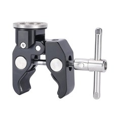 Super Clamp Rosette Mount Adapter 50mm Adjustable Jaw Desk Tripod Studio 593