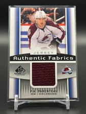 2013-14 SP Game Used #AF-PA P.A. Parenteau MEM Colorado Avalanche