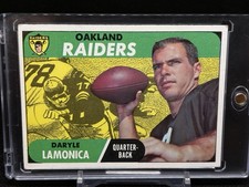 1968 Topps #194 Daryle Lamonica Raiders (Excellent)
