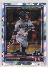 2023 Panini USA Baseball Stars & Stripes Crystals Prizm 8/23 Maui Ahuna #94 tj1