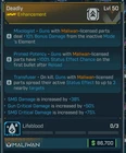 Borderlands 4 • MODDED ENHANCEMENT • Deadly • 3 perks • Lvl 50 • PS PC XB