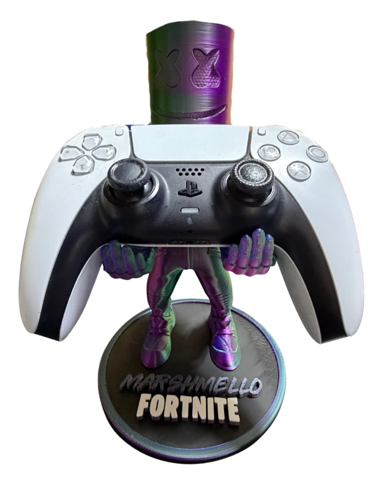 RARE Marshmello Fortnite Gaming Controller & Phone Holder | Disco Edition - Image 3 of 4