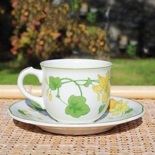Tasse à café + sous-tasse Villeroy & Boch modèle Géranium