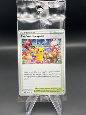 PIKACHU FANFARE PERAYAAN - 374/S-P - INDONESIAN SEALED POKEMON CARD PROMO PACK