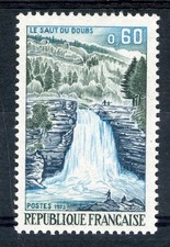 🦬Timbre France N°1764  - Luxe ** - Le Saut du Doubs - MNH** - 1973🦬