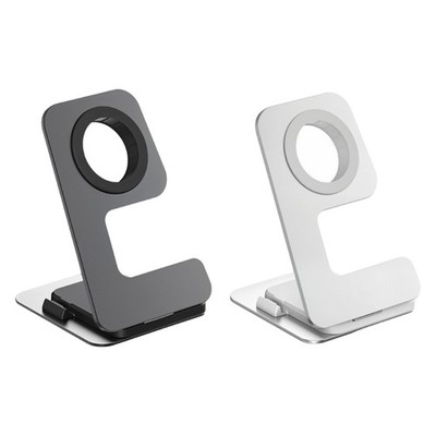 Multiple Angle Adjustable Aluminum Stand Compact Size for Watch Charging Dock