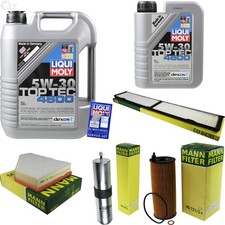 INSPEKTIONSKIT FILTER LIQUI MOLY ÖL 6L 5W-30 für BMW X1 E84 xDrive18d sDrive18d