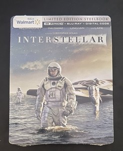 Interstellar Limited Edition Steelbook 4K Ultra HD Blu-ray Factory Sealed New