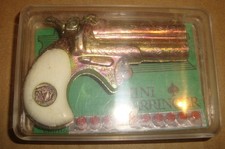MINI DERRINGER PISTOLA GIOCATTOLO IN METALLO UNIVERSAL FVM ANNI '60/'70