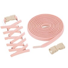 8 Pack Elastic Tieless Shoe Laces for Adults Sneakers, Cherry Blossom Pink