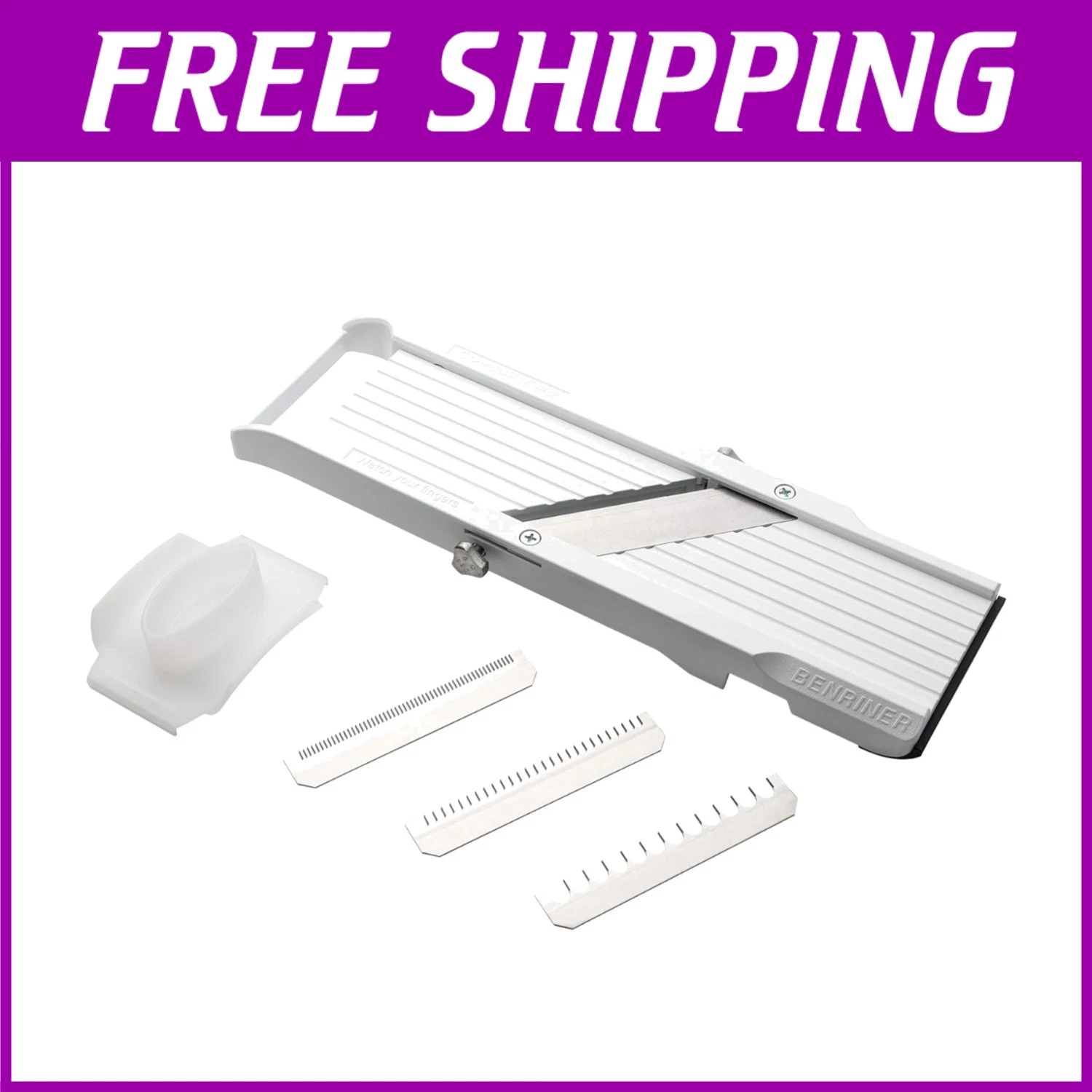 Adjustable Vegetable Cutter - Stainless Steel Blades