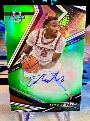 2022-23 Arterio Morris Bowman U Best Best of Auto Green Refractor /99 #BOA-AM