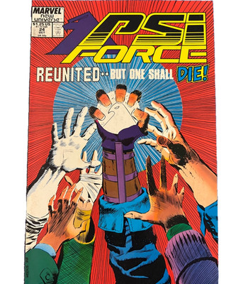 PSI-FORCE #24 October 1988 Marvel Comics FREE USPS SHIPPING (VF)