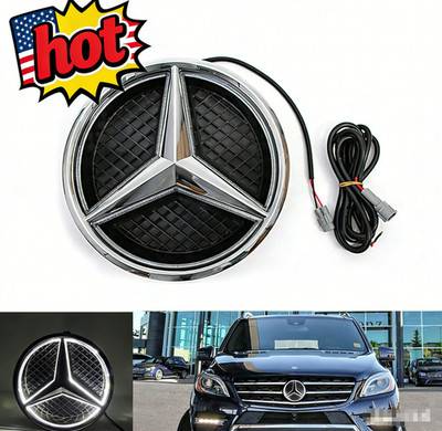 2011-18 Illuminated/Star Badge Front LED Grill Star Emblem Fit For Mercedes/Benz