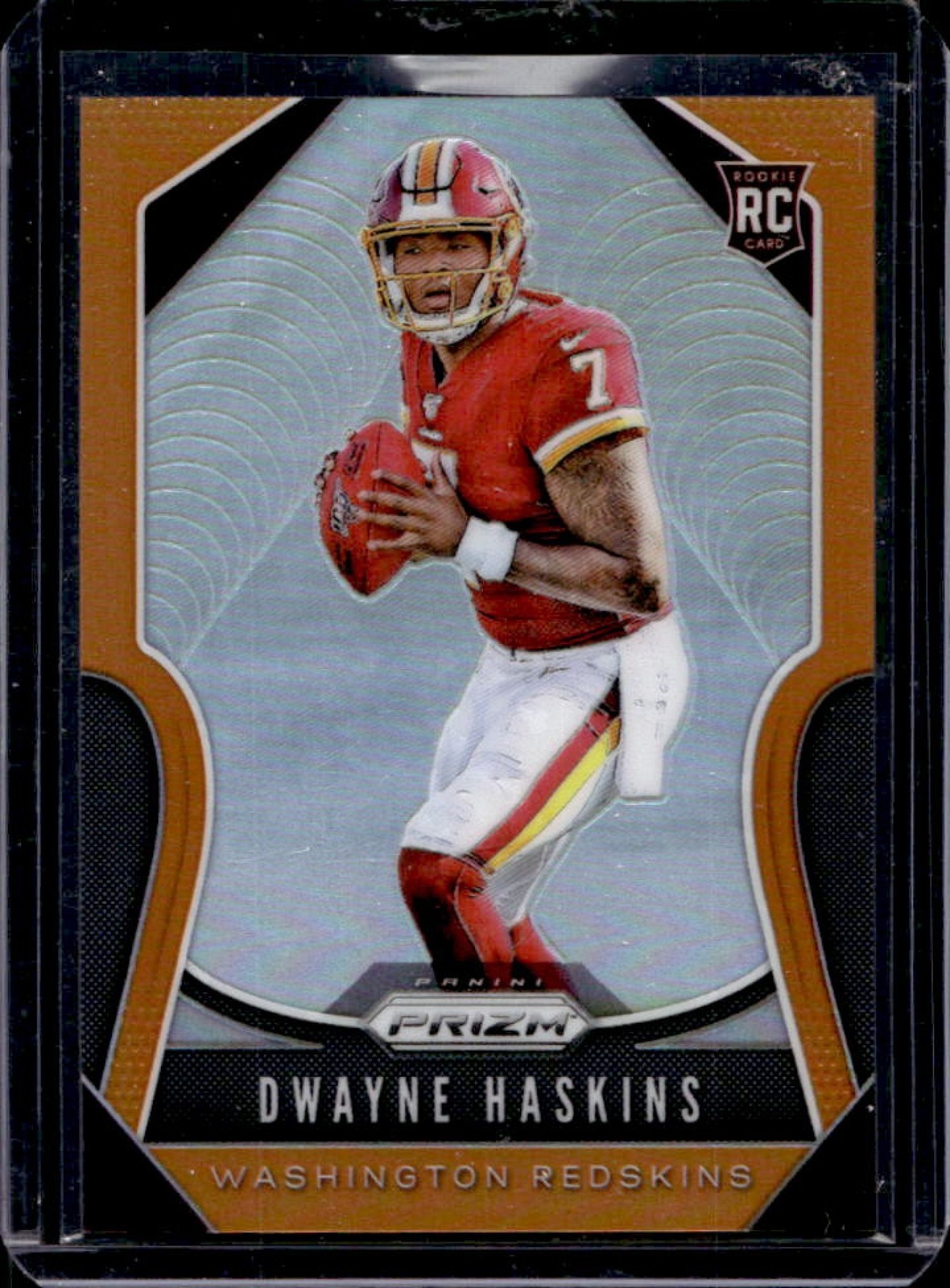 2019 Prizm Dwayne Haskins RC Orange Rookie #33/249 Redskins