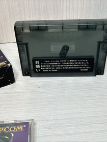 Sega Saturn Capcom Vampire Savior w/ 4MB RAM Cart Japan Import T-1229G CIB