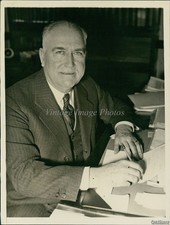 1934 Photo Charles F March Federal Trade Commissioner In D.C Office Politics 6X8