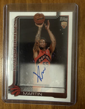 Topps 2025-26 Alijah Martin Toronto Raptors Real One RC Auto TFRR-AM