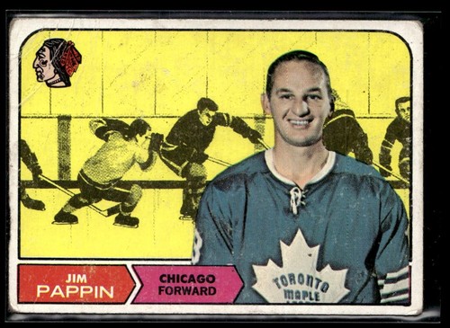 Jim Pappin #21 1968 Topps card