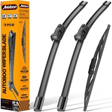 Windshield Wiper Blade 24 17 13 Set of 3 GMC Terrain Chevy Equinox 2010-2017