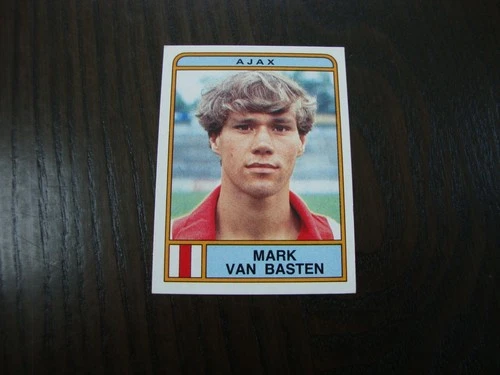 PANINI VOETBAL 84 DUTCH FOOTBALL  STICKER  MARK VAN BASTEN AJAX NETHERLANDS