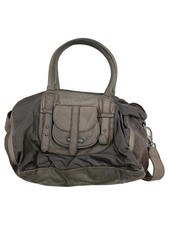 Liebeskind Berlin Damen Leder Shopper Handtasche Umhängetasche Grau